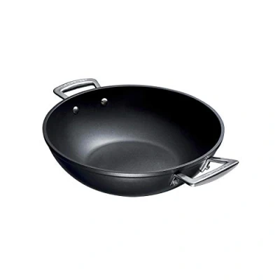 Image of Le Creuset Wok Les Forgees TNS ø 32 cm / 6 Liter standard non stick coating