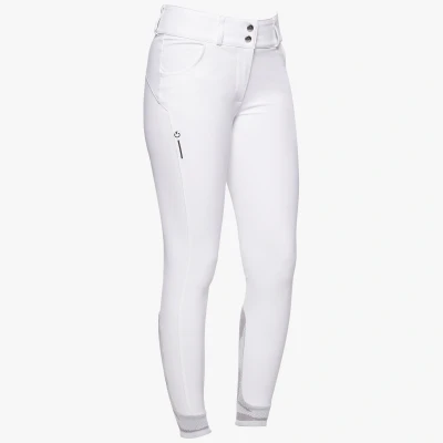 Image of Cavalleria Toscana Ladies RS High Waist Breeches White IT42 UK10 FR36 Riding Horse Equestrian