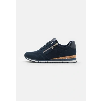 Image of Marco Tozzi Trainers navy, Women&#039;s, Size: 6, Navy Imitation leather/ textile