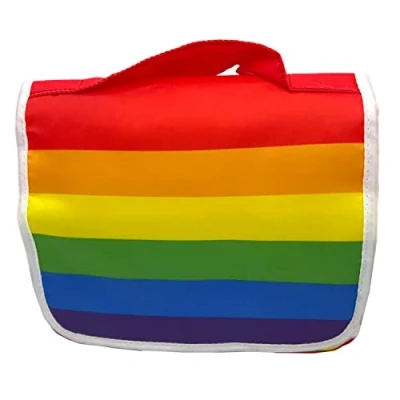 Image of Puckator Somewhere Rainbow Hanging Toiletry Makeup Wash Bag Make Up Travel Toiletries for Women and Men Bags Case Cosmetic Kids,