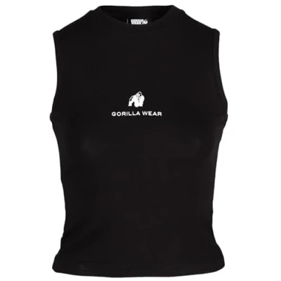 Image of GORILLA WEAR Livonia Crop Top Black, S