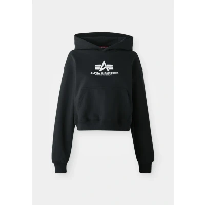 Image of Alpha Industries Basic Hoodie Hoodie, Women&#039;s, Size: XS, Black