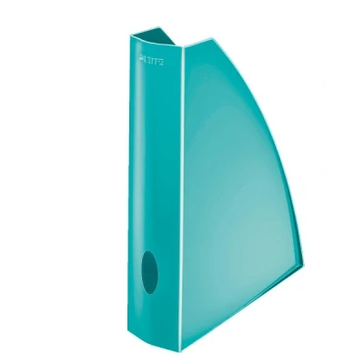 Image of Leitz Magazine File, A4, WOW Range, Metallic Ice Blue