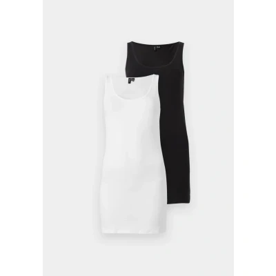 Image of Vero Moda Vmmaxi MY SOFT TANK 2 PACK Top, Women&#039;s, Size: XS, Black/white