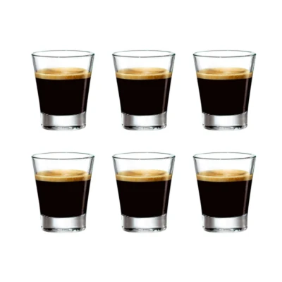 Image of Bormioli Rocco Espresso glasses Caffeino 85 ml 6 Pieces