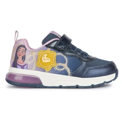 Image of Geox Girl&#039;s J Spaceclub Sneaker, Navy Lavender, 9 UK Child