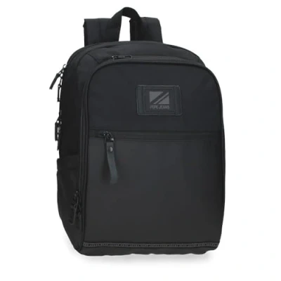 Image of Pepe Jeans Men&#039;s Stratford Luggage Messenger Bag (pack of 1), Black/White, One Size, Laptop Backpack