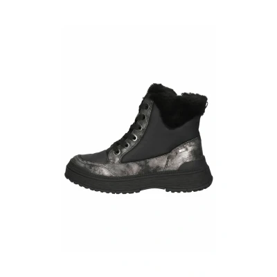 Image of CAPRICE Damen Stiefeletten zum Schnüren Vegan Wasserabweisend, Schwarz (Black Comb), 40.5 EU