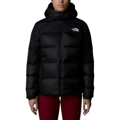 Image of The North Face Diablo Down Hoodie jacket, Women&#039;s, Size: XL, tnf black heather