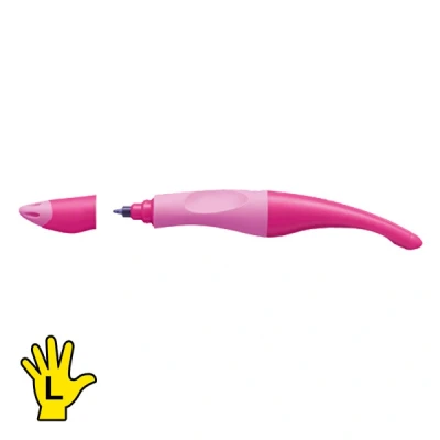 Image of Ergonomic Rollerball STABILO EASYoriginal Left Handed Pack of 1 Light Pink/Dark Pink