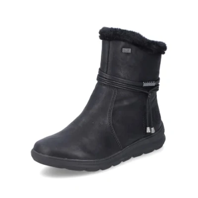 Image of Rieker 78520 Women&#039;s Lace Up Ankle Boots, Black 00, 37 EU