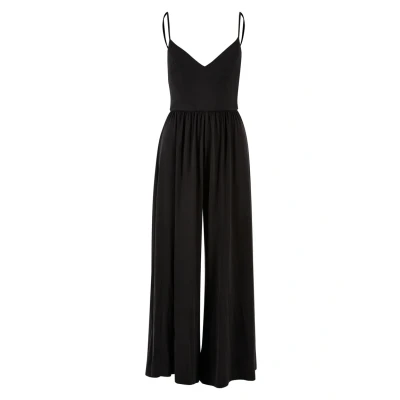Image of Urban Classics Women&#039;s Ladies Modal Spaghetti Jumpsuit T Shirt, Black, 4XL