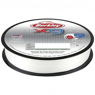 Image of Berkley x9 Braided line Crystal 2000m 0.12mm (12.1kg) fishing