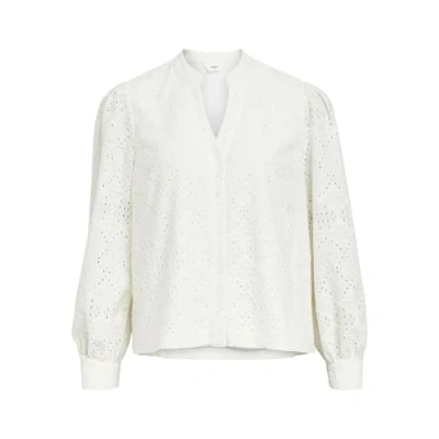 Image of Object Buttondown blouse, Women&#039;s, Size: XS, Cloud dancer