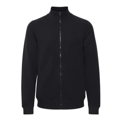 Image of Blend Bhbhavebury Zipthrough Sweatshirt Cardigan, Men&#039;s, Size: Small, Black