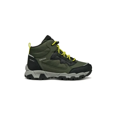 Image of Geox Men&#039;s J Magnetar Boy B ABX Sneaker, Military Lime, 7 UK Child
