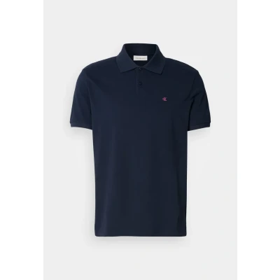 Image of Calvin Klein Jeans Monogram Polo shirt, Men&#039;s, Size: XS, Dark sapphire