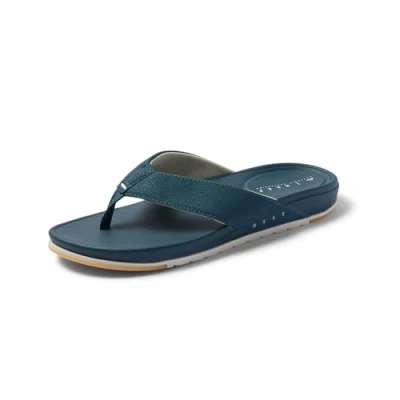 Image of Reef Tbar sandals, Men&#039;s, Size: 10, Deep sea/white Pu