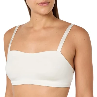 Image of BOSS Bralette Padded Bustier, Women&#039;s, Size: XS, Natural nineteen