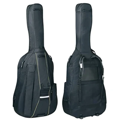 Image of PURE GEWA Double Bass Gig Bag Classic 25 mm padding with 2 wheels 4/4
