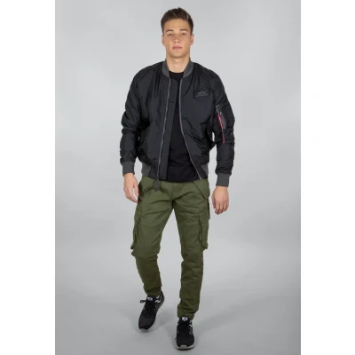 Image of Alpha Industries Combat Cargo trousers, Men&#039;s, Size: 28, Dark olive