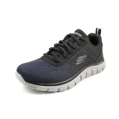 Image of Skechers Sport Track Trainers navy/black, Men&#039;s, Size: 6.5, Navy/black Polyester