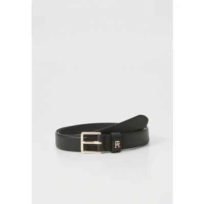 Image of Tommy Hilfiger Square Belt, Women&#039;s, Size: 28, Black