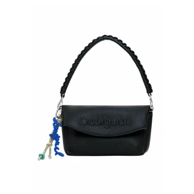 Image of Desigual 3D LOGO FLAP Handbag, Women&#039;s, Size: One Size, Black