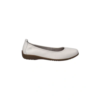 Image of Josef Seibel Women&#039;s Fenja 01 Ballet Flats, White, 39 EU