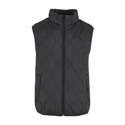 Image of Urban Classics Super Light Bubble Waistcoat, Men&#039;s, Size: Large, Black
