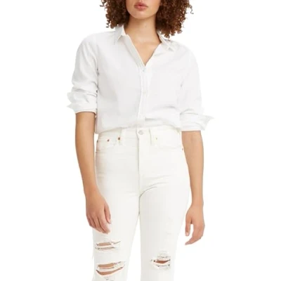 Image of Levi&#039;s THE Classic BW Buttondown blouse, Women&#039;s, Size: XXS, Bright white