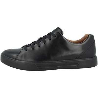 Image of Clarks UN Costa LACE Trainers, Men&#039;s, Size: 12, Black Leather