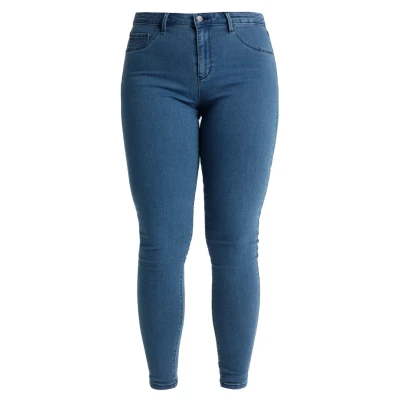 Image of ONLY Carmakoma Carthunder PUSH UP Jeans Skinny Fit, Women&#039;s, Size: 20, Medium blue denim