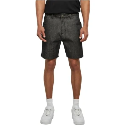 Image of Urban Classics Denim shorts, Men&#039;s, Size: XXL, Jet black