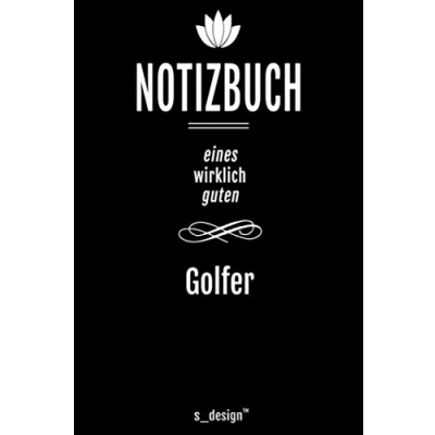 Image of Notizbuch für Golfer/Golf Spieler: Originelle Geschenk Idee [120 Seiten gepunktet Punkte Raster blanko Papier]