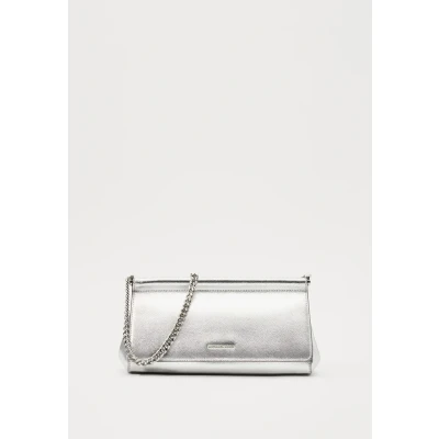 Image of Michael Kors Carmine Clutch, Women&#039;s, Size: ONE, Silver
