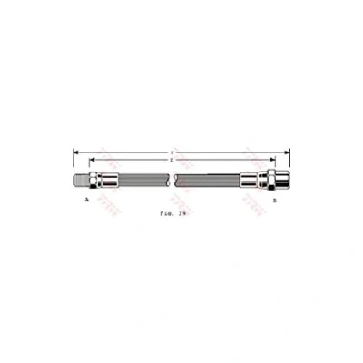 Image of Brake Hose TRW PHB111