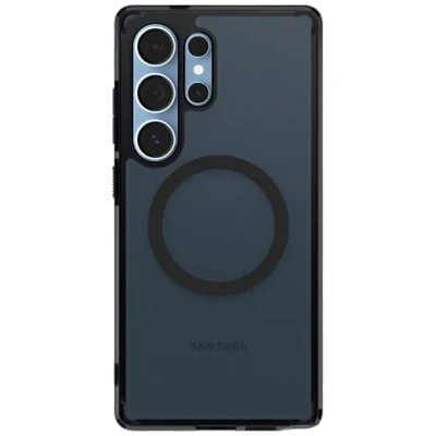 Image of Spigen Ultra Hybrid Magfit TPU Back Cover Black Samsung Galaxy S25