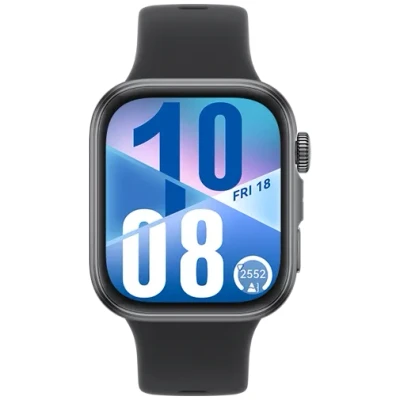 Image of Huawei Watch Fit 4 Grey (Black Rubber Strap)