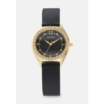 Image of Guess Charlotte Watch, Women&#039;s, Size: One Size, Black