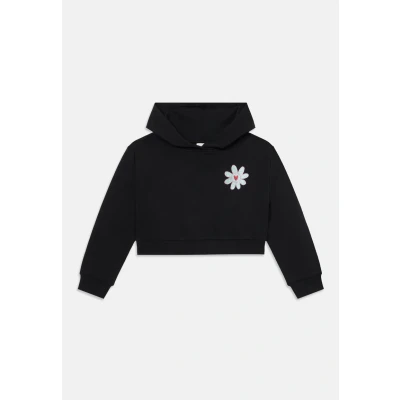 Image of NAME IT Girls Nkfkory LS Crop RLX SWE Wh Bru Ps Noos, black, 146 152
