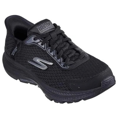 Image of Skechers GO RUN Consistent Trainers, Women&#039;s, Size: 4, Black Textile