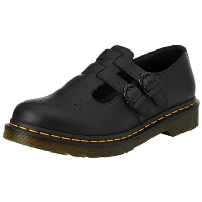 Image of DR MARTENS Women&#039;s 8065 Mary Jane Boots, Black Virginia, 4 UK