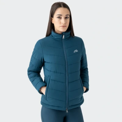 Image of Equiline Ladies Ertys Padded Coat Legion Blue UK10 Coats Horse &amp; Equestrian