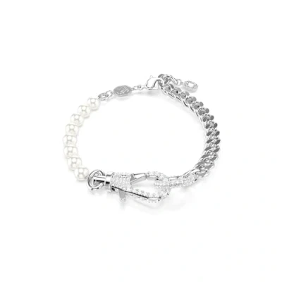 Image of Swarovski Dextera Bracelet Bracelet, Women&#039;s, Size: Medium, White