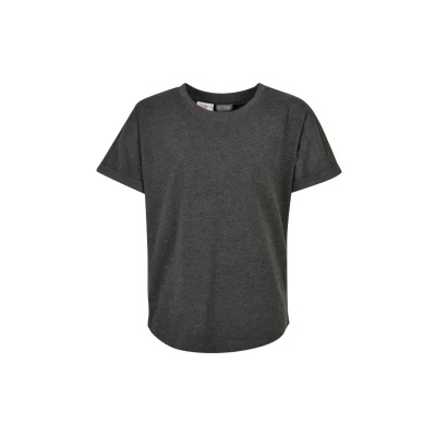 Image of Urban Classics LONG Shaped Turnup Basic Tshirt for kids, Size: 13 14y, Charcoal