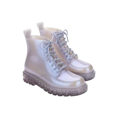 Image of Melissa Women&#039;s Coturno Ad Ankle Boot, Clear, 5 UK