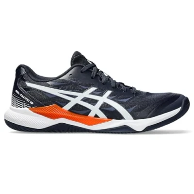 Image of Asics Geltactic 12 Volleyball shoes, Men&#039;s, Size: 8, Midnight/white Textile/synthetics