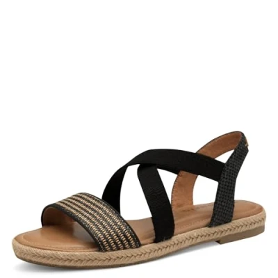 Image of Tamaris Espadrilles, Women&#039;s, Size: 36, Black shoes