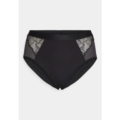 Image of Triumph WILD Azalea Florale MAXI Briefs, Women&#039;s, Size: 10, Black